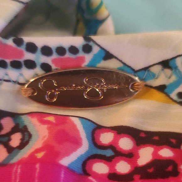 Jessica Simpson Multi Colred Bikini Bottom. Size Medium. - Picture 2 of 5